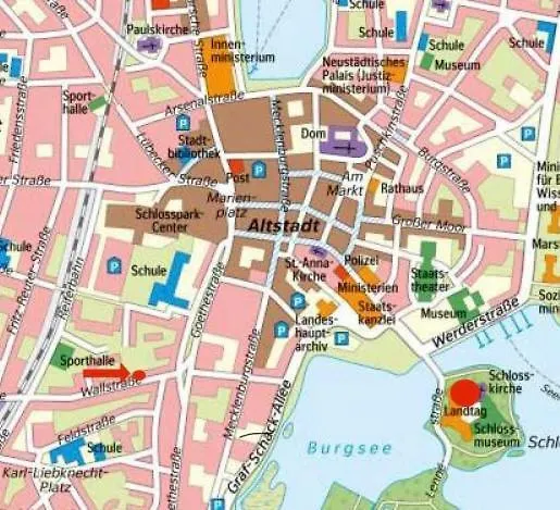 公寓 Innenstadt Zum Schlossblick 什未林